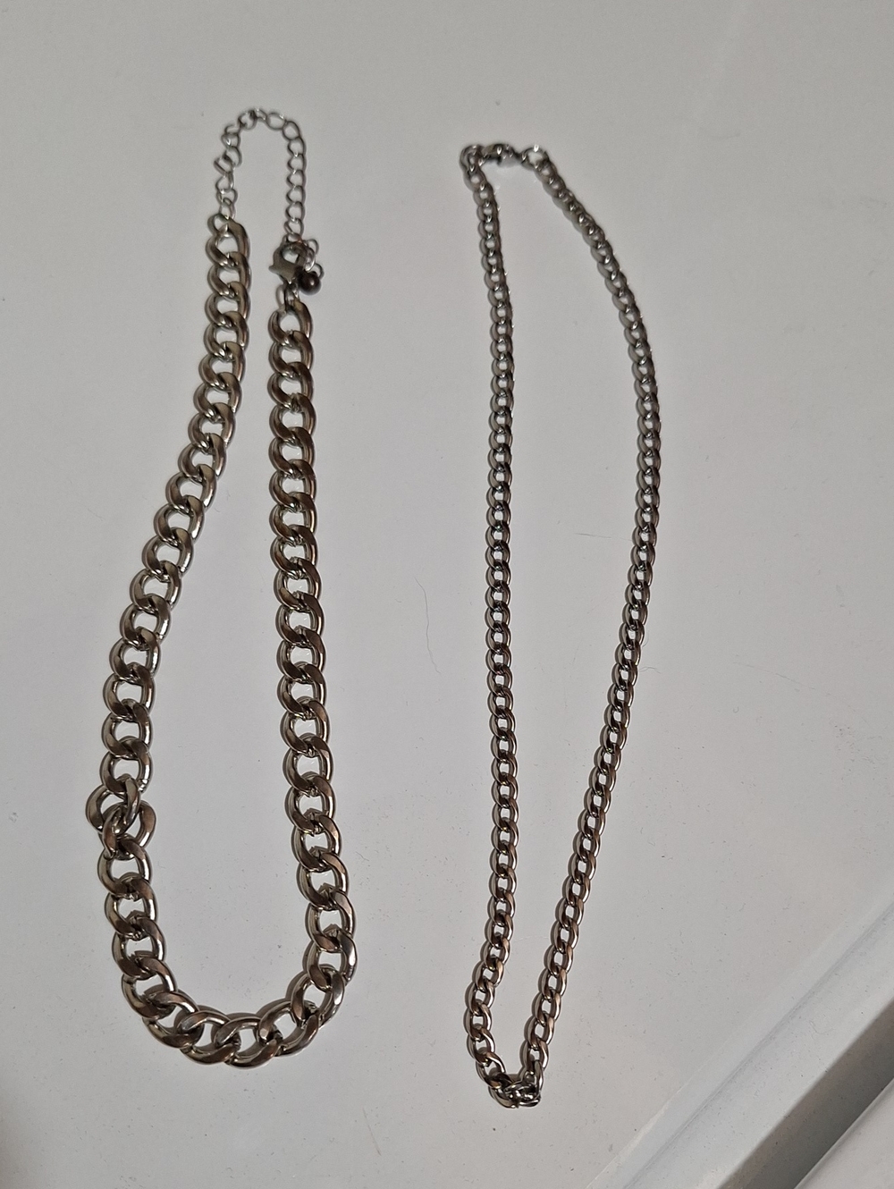 Silver-Tone Link Necklace Set - Women Jewelry Necklaces
